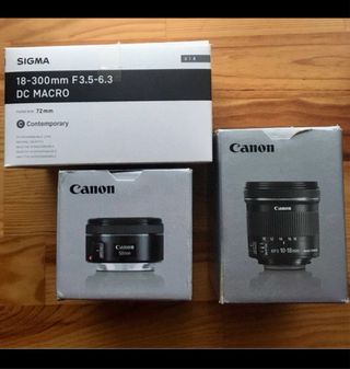 Cámara Canon EOS 600D + Lentes