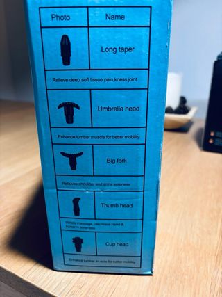 PISTOLA DE MASAJE MUSCULAR ELÉCTRICO