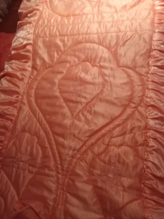 2 Edredones Rosa Satén 90