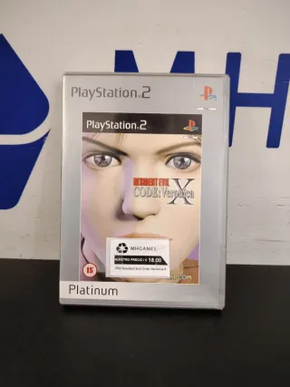 Resident Evil Code Veronica X PS2 Platinum