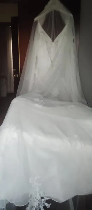 Vestido de Novia Blanco  Talla 40/42