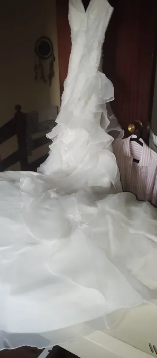 Vestido de Novia Blanco  Talla 40/42