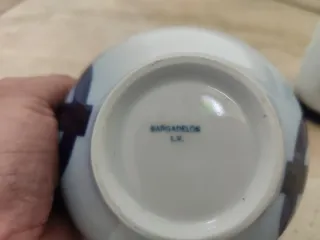 Lote Porcelana Sargadelos + Vaso Ourense