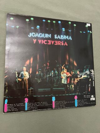Doble vinilo Joaquín Sabina Y Viceversa En Directo