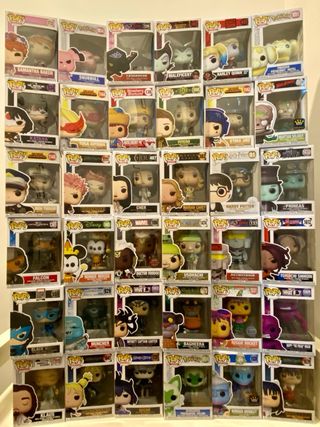 108 funko pop 3 CAJAS COMPLETAS
