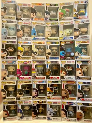 108 funko pop 3 CAJAS COMPLETAS