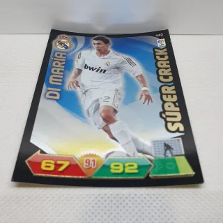 ⚽️ CROMO DE FUTBOL DI MARIA SUPER CRACK 2011-12