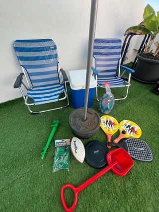 Set de playa completo todo por 40 eu€