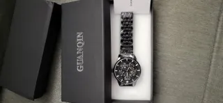 Reloj GUANQIN Automático Negro/Plata