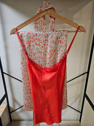 Traje de mujer estampado L