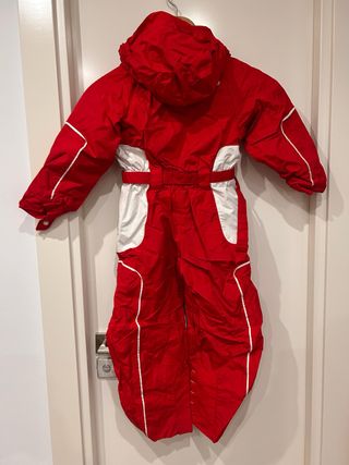 Mono de esquí infantil rojo