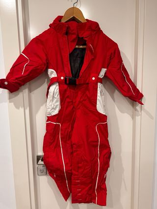 Mono de esquí infantil rojo