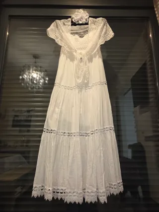 Vestido Charo Ruiz Ibiza Blanco Talla Única