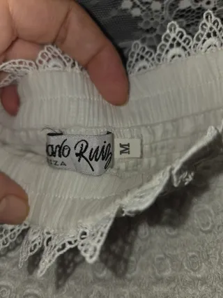 Vestido Charo Ruiz Ibiza Blanco Talla Única