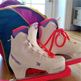 Pattini da ghiaccio Risport bianchi