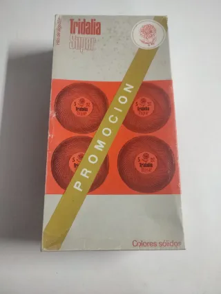 6 Ovillos Hilo Tridalia Negro