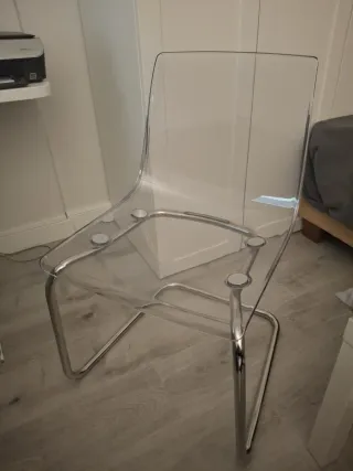 Sillas Tobias Ikea transparentes (4 unidades)