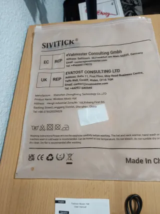 Gorro  con Bluetooth, Amazon