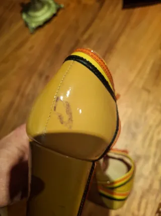 Sandalias Prada Tacon Ancho