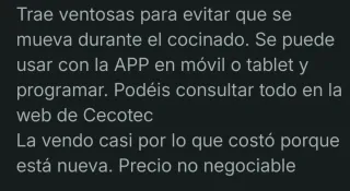 Robot Cocina Cecotec Mambo