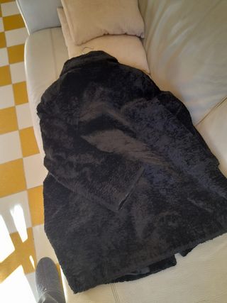 Cappotto Donna TYBER Pelliccia Sintetica Nero Tagl