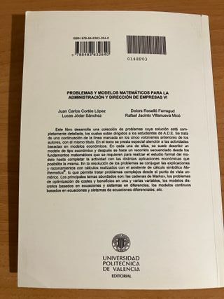 PROBLEMAS Y MODELOS MATEMÁTICOS PARA LA ADMINIS...