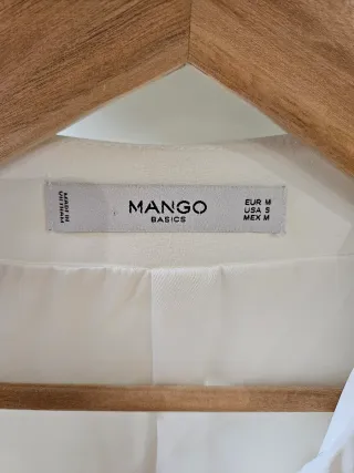 Americana Mango Blanca Talla S