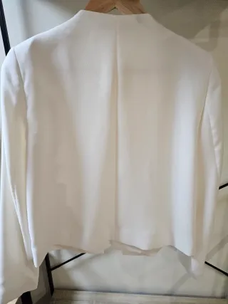 Americana Mango Blanca Talla S