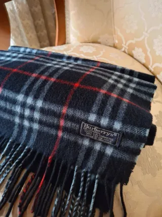 Bufanda Burberrys of London Azul/Rojo