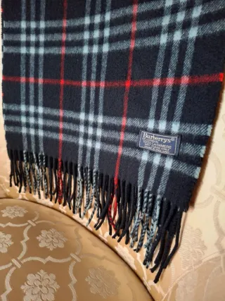 Bufanda Burberrys of London Azul/Rojo