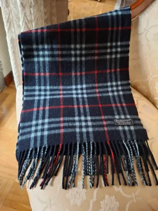 Bufanda Burberrys of London Azul/Rojo