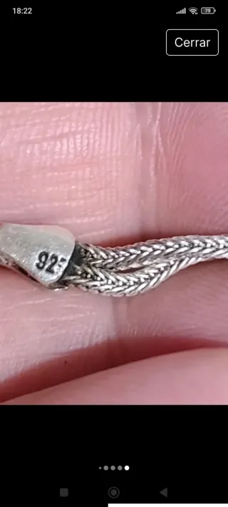 Pulsera Plata 925 y Calcedonia Azul