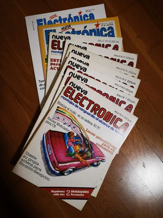 Lote de revistas Nueva Electrónica