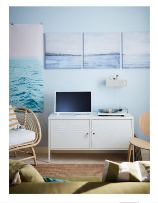 Armario IKEA PS Blanco Metal