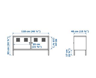 Armario IKEA PS Blanco Metal