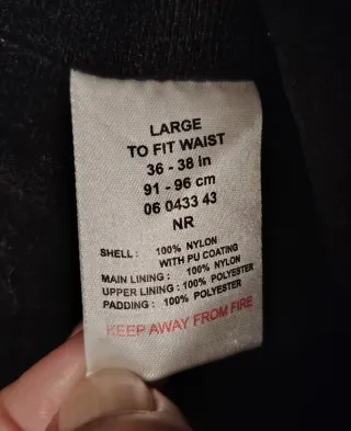 Pantaloni sci/snowboard uomo neri