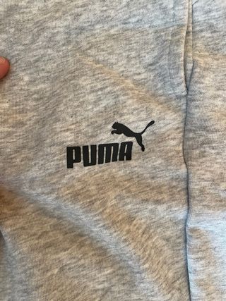 Pantalón chándal Puma gris