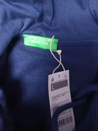 Sudadera Benetton Azul