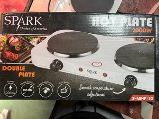 Placa Eléctrica Doble SPARK 2000W