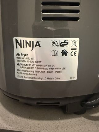 Ninja Air Fryer modelo MAX 5.2L Gris/Negro