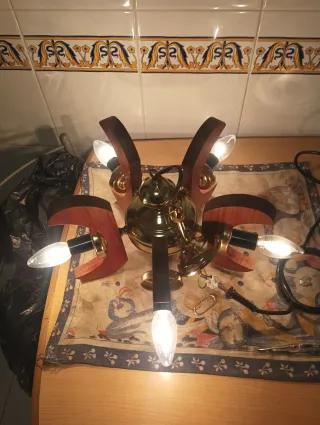 Lampade da soffitto antiche (2 unità)