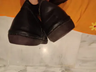 Botines camperos negros talla 38