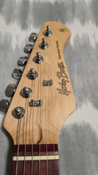 Harley Benton ST-Junior BK Guitarra escala corta