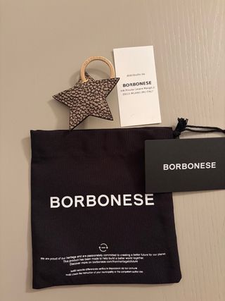 Portachiavi Stella Borbonese Beige/Oro