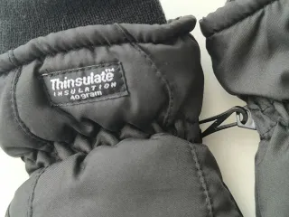 Guantes de esquí Thinsulate Talla L / XL Negros