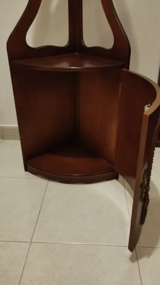 Rinconera de madera de roble 1'8m