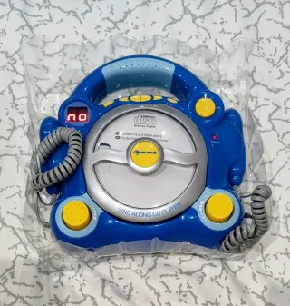 Karaoke Auna Infantil CD Player Azul