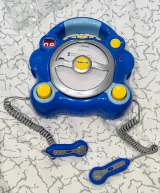 Karaoke Auna Infantil CD Player Azul