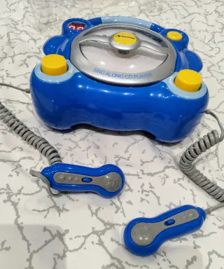 Karaoke Auna Infantil CD Player Azul