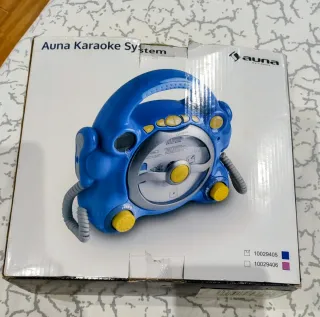 Karaoke Auna Infantil CD Player Azul